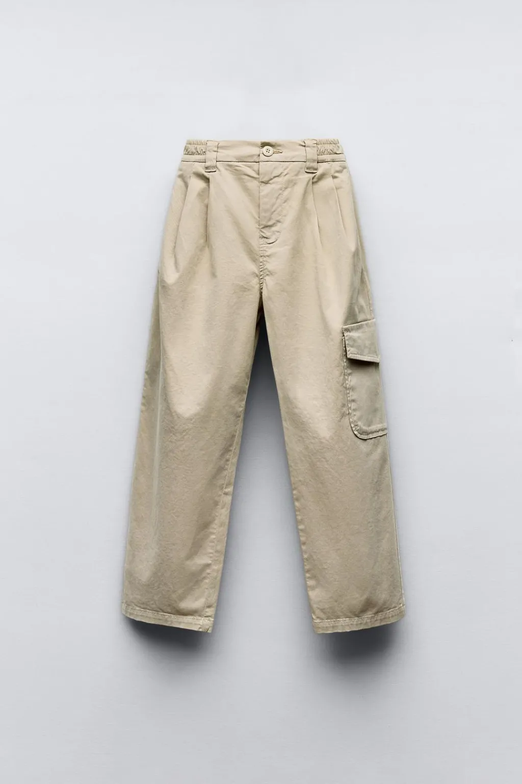 Niños ZARA 6 - 14 Años·Pantalones<PANTALÓN BARREL BOLSILLO