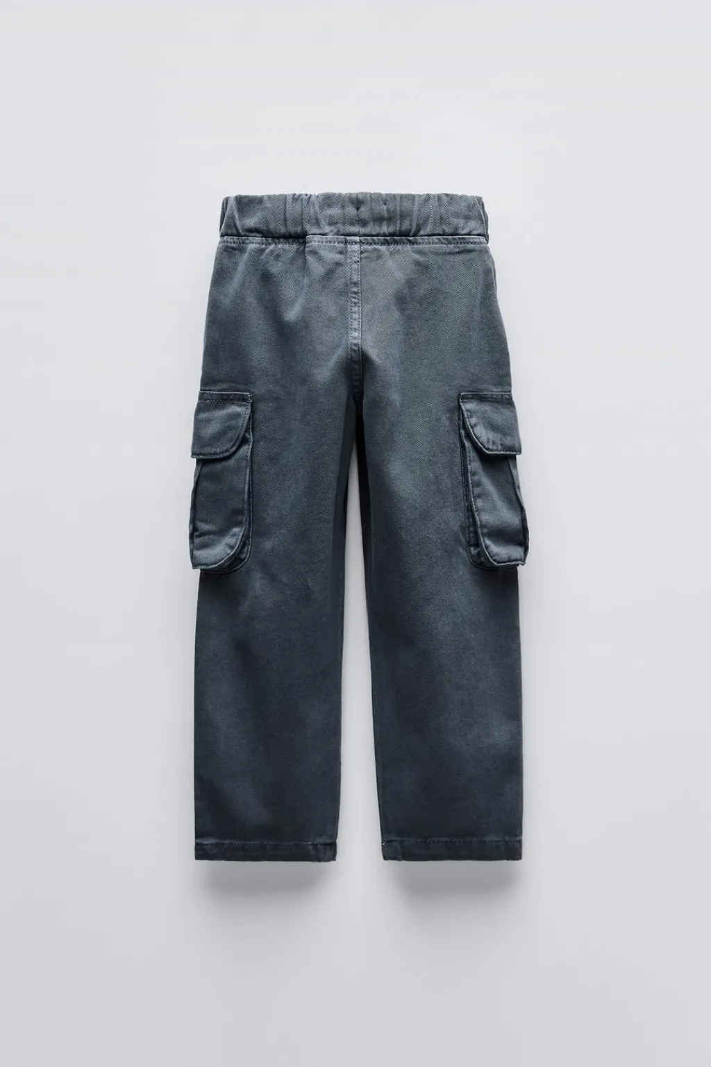 Niños ZARA 6 - 14 Años·Pantalones<PANTALÓN BARREL SARGA BOLSILLOS