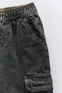Niños ZARA 1½ - 6 Años·Jeans / Denim|1½ - 6 Años·Total Look<PANTALÓN DENIM CARGO