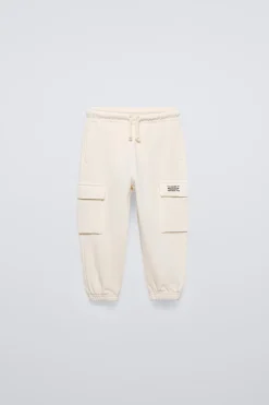 Niños ZARA 1½ - 6 Años·Pantalones|1½ - 6 Años·Chándal<PANTALÓN FELPA CARGO