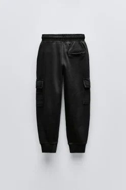 Niños ZARA 6 - 14 Años·Pantalones<PANTALÓN FELPA CARGO