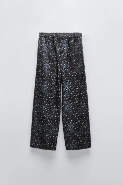 Niños ZARA 6 - 14 Años·Pantalones|6 - 14 Años·Total Look<PANTALÓN FLUIDO ESTAMPADO