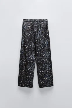 Niños ZARA 6 - 14 Años·Pantalones|6 - 14 Años·Total Look<PANTALÓN FLUIDO ESTAMPADO