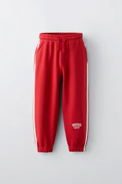 Niños ZARA 6 - 14 Años·Pantalones|6 - 14 Años·Deporte / Chándal<PANTALÓN JOGGER BANDAS