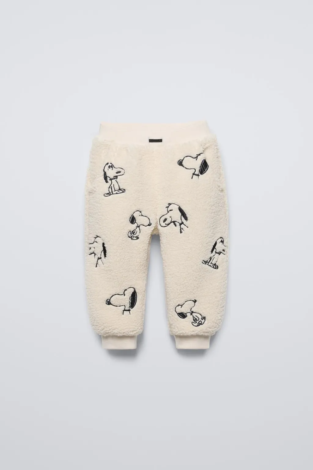 Niños ZARA 1½ - 6 Años·Pantalones / Leggings|1½ - 6 Años·Total Look<PANTALÓN JOGGER BORREGUILLO SNOOPY PEANUTS™