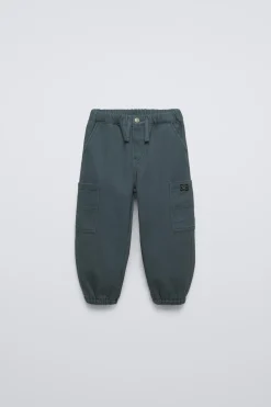 Niños ZARA 1½ - 6 Años·Pantalones / Leggings|6 - 18 Meses·Pantalones / Leggings<PANTALÓN JOGGER FORRADO