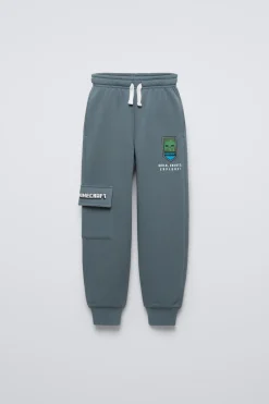 Niños ZARA 6 - 14 Años·Pantalones|6 - 14 Años·Total Look<PANTALÓN JOGGER MINECRAFT © MOJANG AB. ™