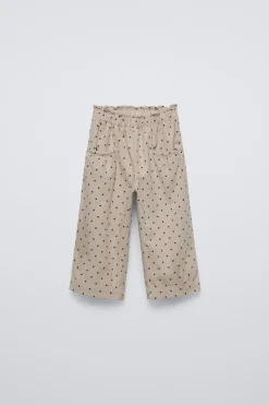Niños ZARA 1½ - 6 Años·Camisas|1½ - 6 Años·Pantalones<PANTALÓN MICROPANA TOPOS