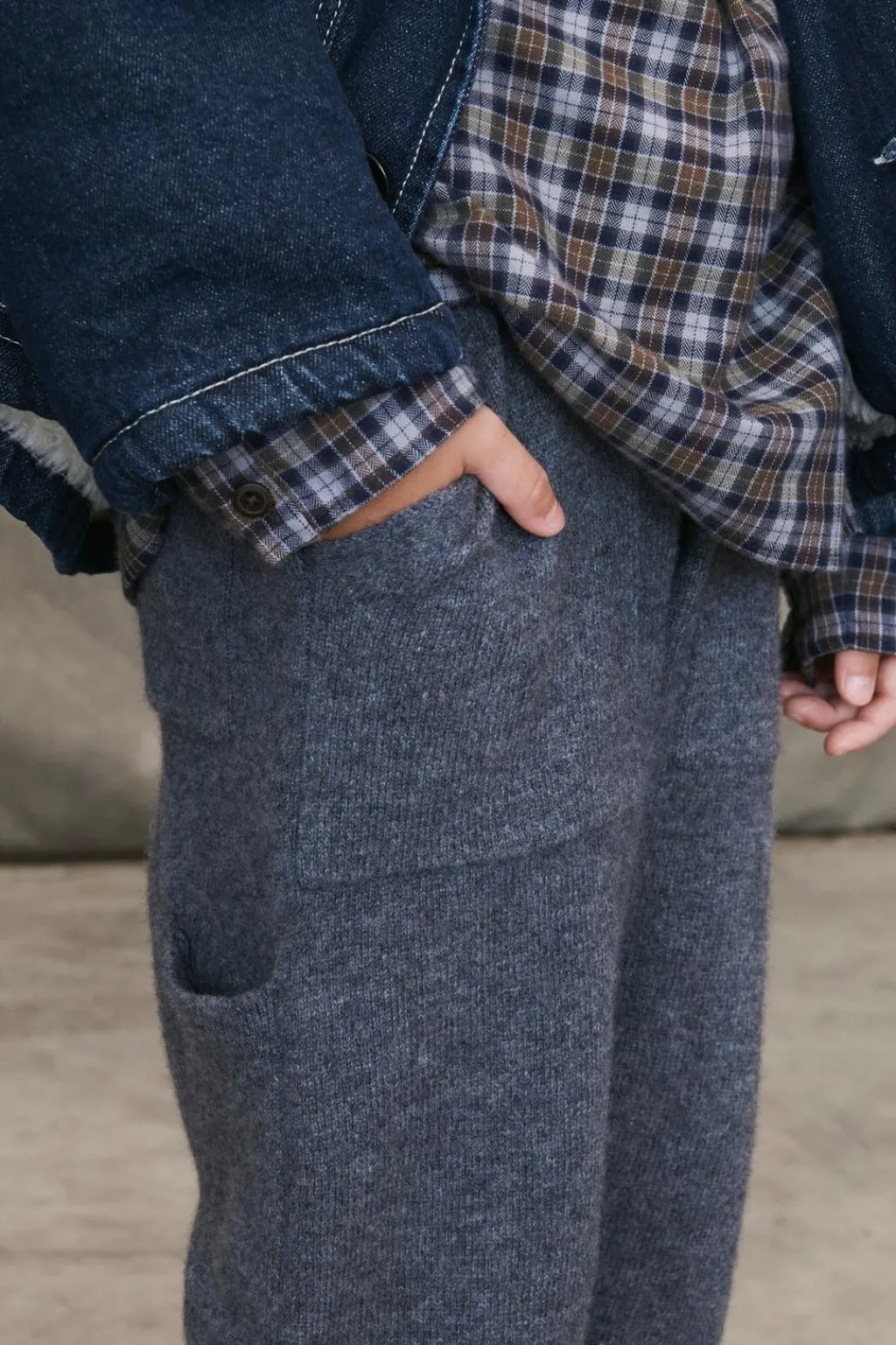 Niños ZARA 6 - 14 Años·Pantalones<PANTALÓN PUNTO BOLSILLOS LIMITED EDITION