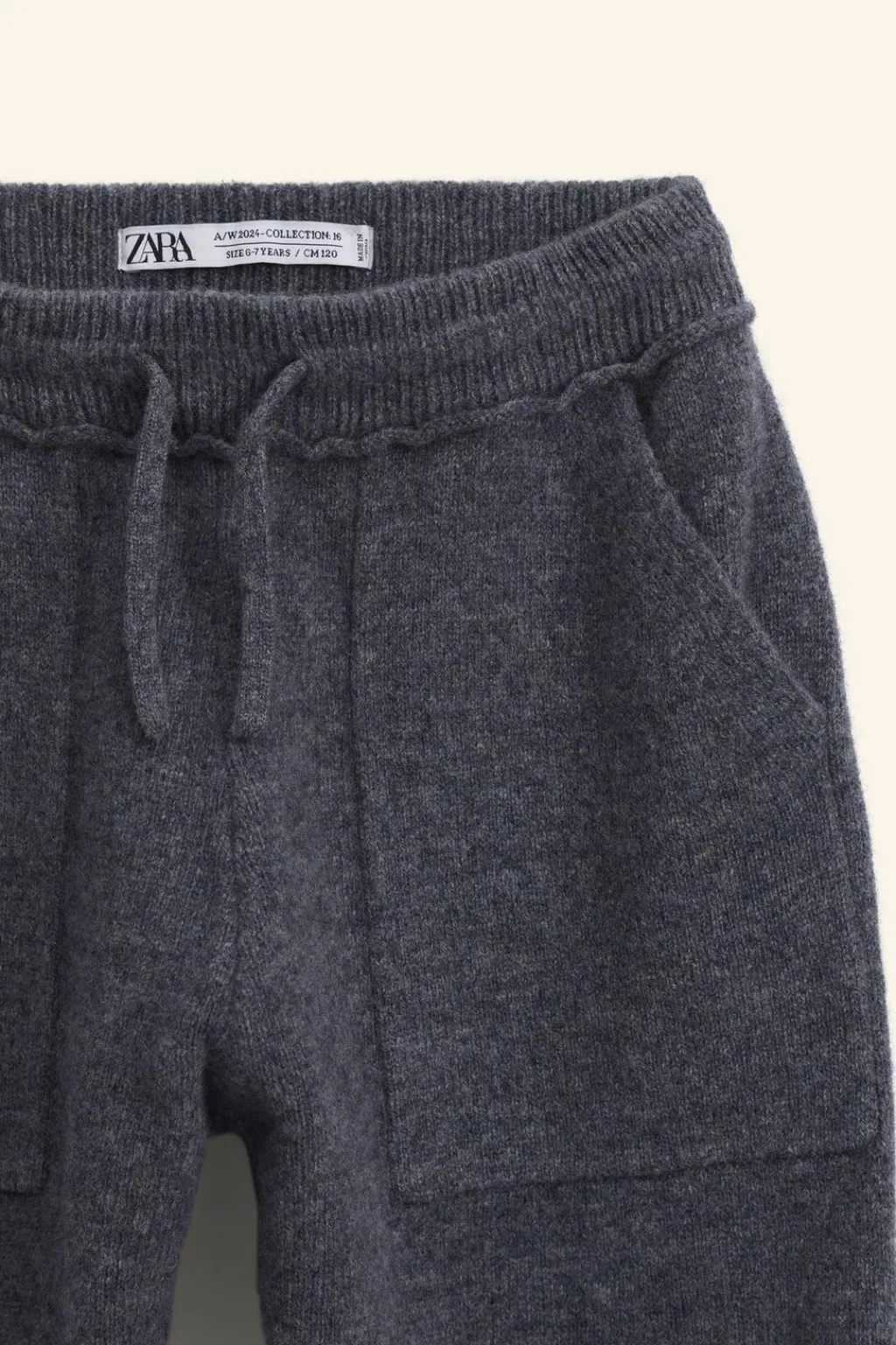 Niños ZARA 6 - 14 Años·Pantalones<PANTALÓN PUNTO BOLSILLOS LIMITED EDITION