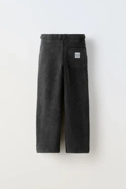 Niños ZARA 6 - 14 Años·Pantalones<PANTALÓN RECTO EFECTO LAVADO