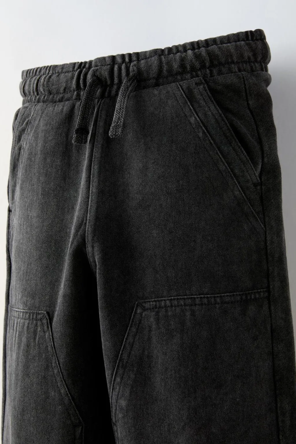 Niños ZARA 6 - 14 Años·Pantalones<PANTALÓN RECTO EFECTO LAVADO