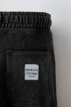 Niños ZARA 6 - 14 Años·Pantalones<PANTALÓN RECTO EFECTO LAVADO