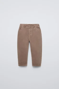 Niños ZARA 1½ - 6 Años·Pantalones / Leggings|6 - 18 Meses·Pantalones / Leggings<PANTALÓN SARGA BALLOON