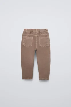 Niños ZARA 1½ - 6 Años·Pantalones / Leggings|6 - 18 Meses·Pantalones / Leggings<PANTALÓN SARGA BALLOON