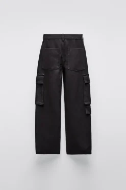 Niños ZARA 6 - 14 Años·Pantalones<PANTALÓN SARGA MULTIBOLSILLOS