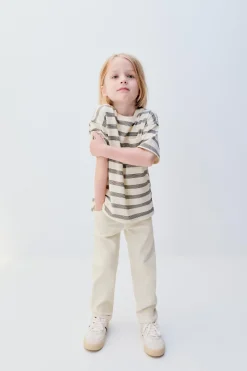 Niños ZARA 6 - 18 Meses·Pantalones / Leggings<PANTALÓN SARGA REGULAR FIT