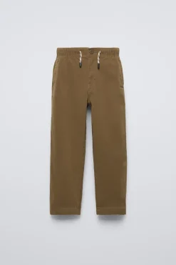 Niños ZARA 6 - 14 Años·Pantalones<PANTALÓN STAIGHT CORDONES