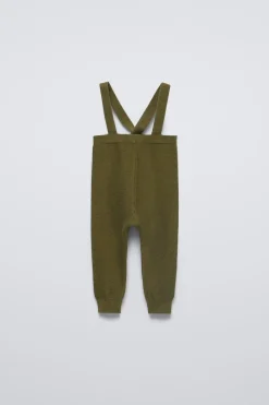 Niños ZARA 6 - 18 Meses·Punto|6 - 18 Meses·Pantalones / Leggings<PANTALÓN TIRANTES