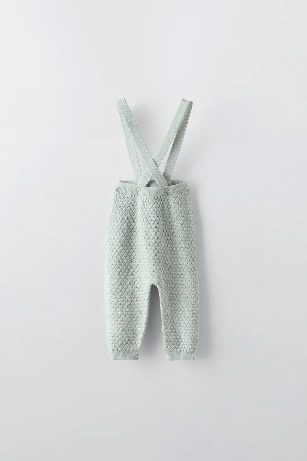 Niños ZARA 0 - 6 Meses·Punto|0 - 6 Meses·Leggings / Polainas<PANTALÓN TIRANTES CON LANA