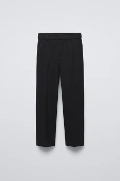 Niños ZARA 6 - 14 Años·Pantalones|6 - 14 Años·Trajes<PANTALÓN TRAJE PIQUÉ