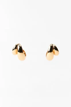 Sale PENDIENTES MEDIO ARO DOBLE Mujer Accesorios / Bisuteria