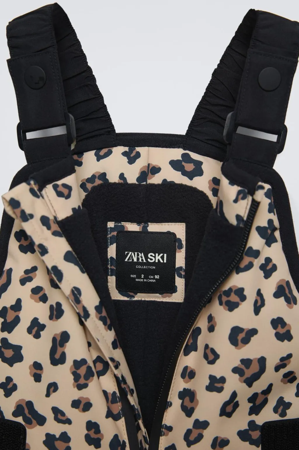 Niños ZARA 1½ - 6 Años·Pantalones|1½ - 6 Años·Chándal<PETO ANIMAL PRINT WATER REPELLENT Y WIND RESISTANCE SKI COLLECTION