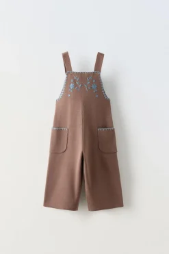 Niños ZARA 1½ - 6 Años·Vestidos / Petos|1½ - 6 Años·Punto<PETO PUNTO BORDADOS