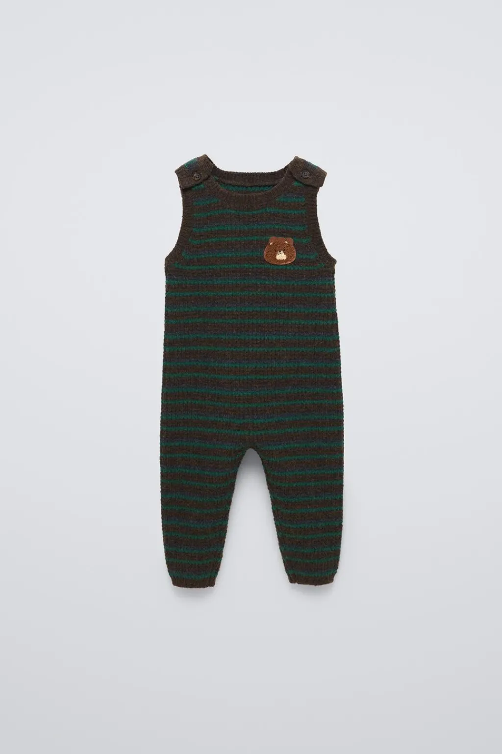 Niños ZARA 6 - 18 Meses·Punto|6 - 18 Meses·Vestidos / Monos<PETO PUNTO RAYAS