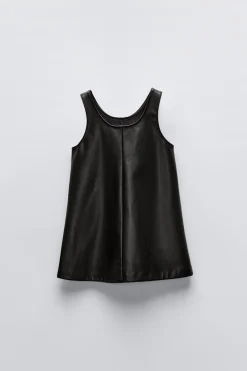 Niños ZARA 1½ - 6 Años·Vestidos / Petos|6 - 18 Meses·Vestidos / Monos<PICHI EFECTO PIEL FLORES