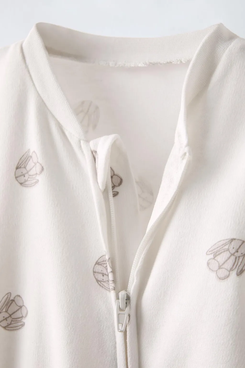 Niños ZARA 0 - 6 Meses·Ropa Interior / Pijamas|6 - 18 Meses·Ropa Interior / Pijamas<PIJAMA ENTERO PIE CONVERTIBLE CONEJITOS