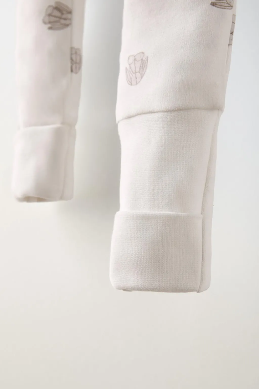 Niños ZARA 0 - 6 Meses·Ropa Interior / Pijamas|6 - 18 Meses·Ropa Interior / Pijamas<PIJAMA ENTERO PIE CONVERTIBLE CONEJITOS