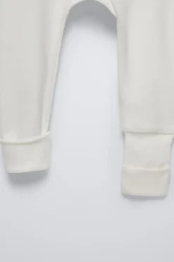 Niños ZARA 0 - 6 Meses·Homewear|6 - 18 Meses·Ropa Interior / Pijamas<PIJAMA ENTERO PIE CONVERTIBLE