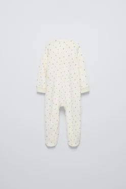 Niños ZARA 1½ - 6 Años·Pijamas|1½ - 6 Años·Pijamas<PIJAMA ENTERO VELOUR CORAZONES