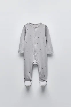 Niños ZARA 1½ - 6 Años·Pijamas|1½ - 6 Años·Pijamas<PIJAMA ESTAMPADO PIE CONVERTIBLE