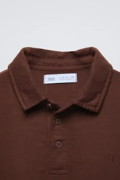 Niños ZARA 6 - 14 Años·Camisetas|6 - 14 Años·Camisetas<POLO EFECTO LAVADO