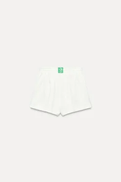 Sale SHORTS FELPA TEXTO Mujer Faldas / Shorts