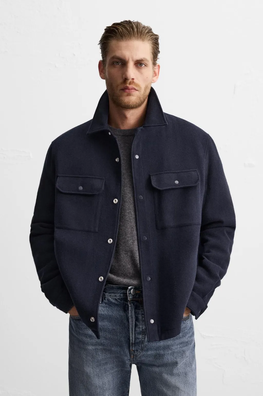 Sale SOBRECAMISA ACOLCHADA Hombre Sobrecamisas