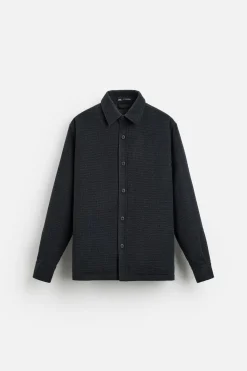 Sale SOBRECAMISA ACOLCHADA BOLSILLOS Hombre Sobrecamisas