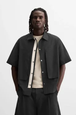 Online SOBRECAMISA BOLSILLOS Hombre Sobrecamisas