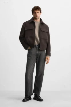 New SOBRECAMISA BOLSILLOS Hombre Sobrecamisas