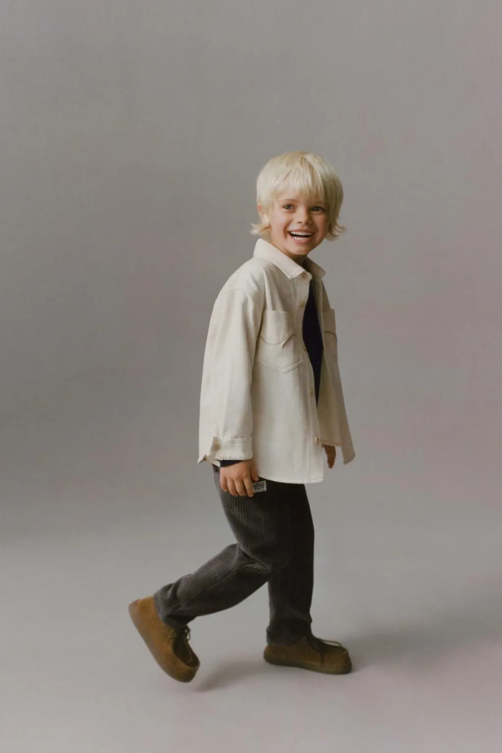 Niños ZARA 1½ - 6 Años·Camisas|1½ - 6 Años·Camisas / Sobrecamisas<SOBRECAMISA BOLSILLOS BORDADOS