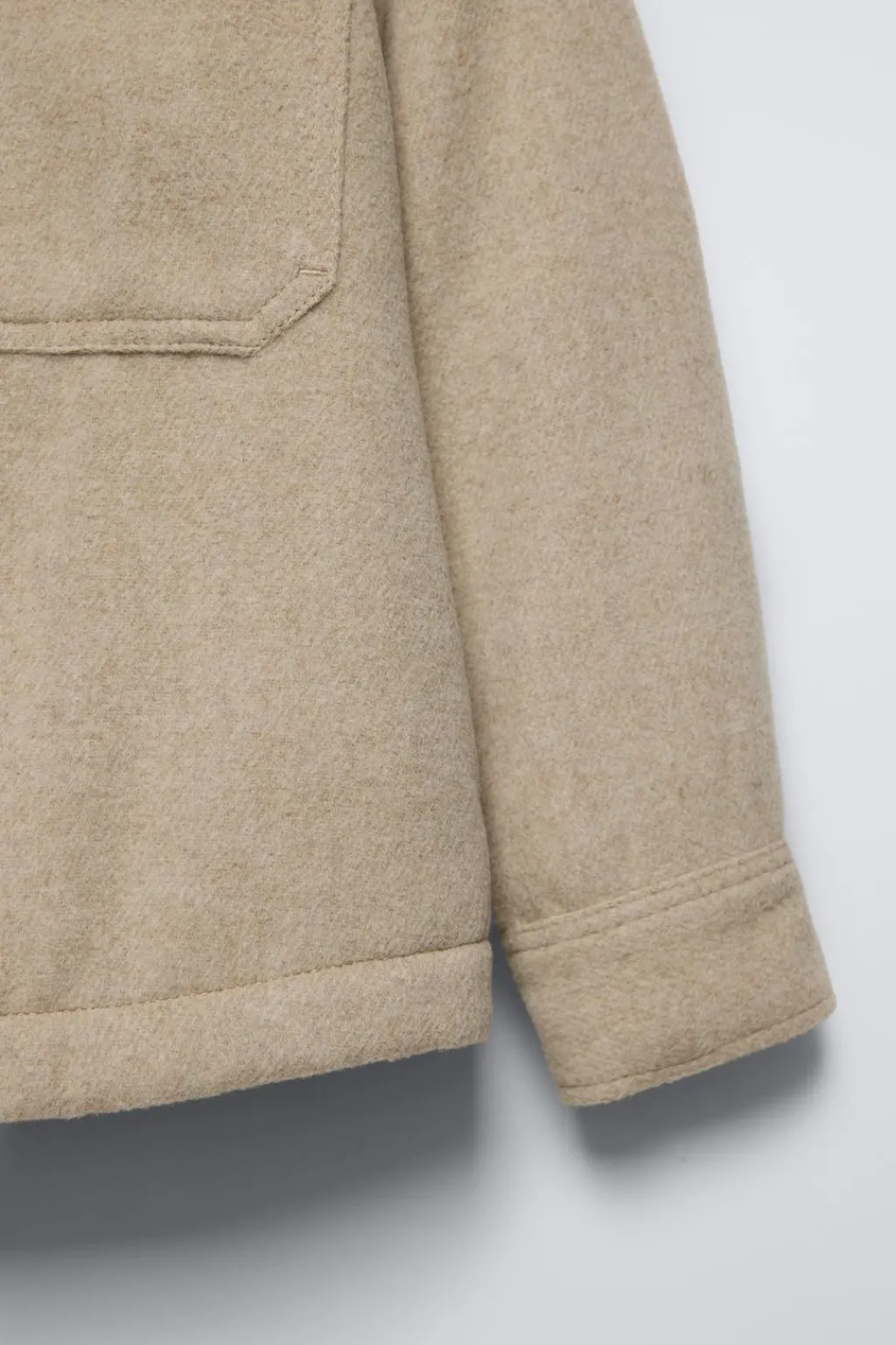 Niños ZARA 6 - 14 Años·Camisas / Sobrecamisas<SOBRECAMISA BORREGUILLO