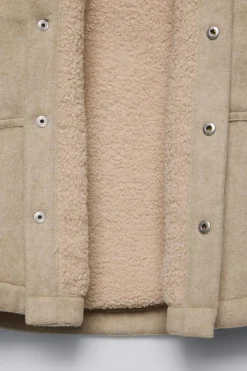 Niños ZARA 6 - 14 Años·Camisas / Sobrecamisas<SOBRECAMISA BORREGUILLO