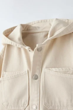 Niños ZARA 1½ - 6 Años·Camisas|1½ - 6 Años·Abrigos<SOBRECAMISA CAPUCHA