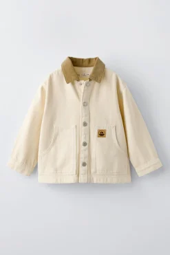Niños ZARA 1½ - 6 Años·Camisas|1½ - 6 Años·Camisas / Sobrecamisas<SOBRECAMISA CEULLO COMBINADO