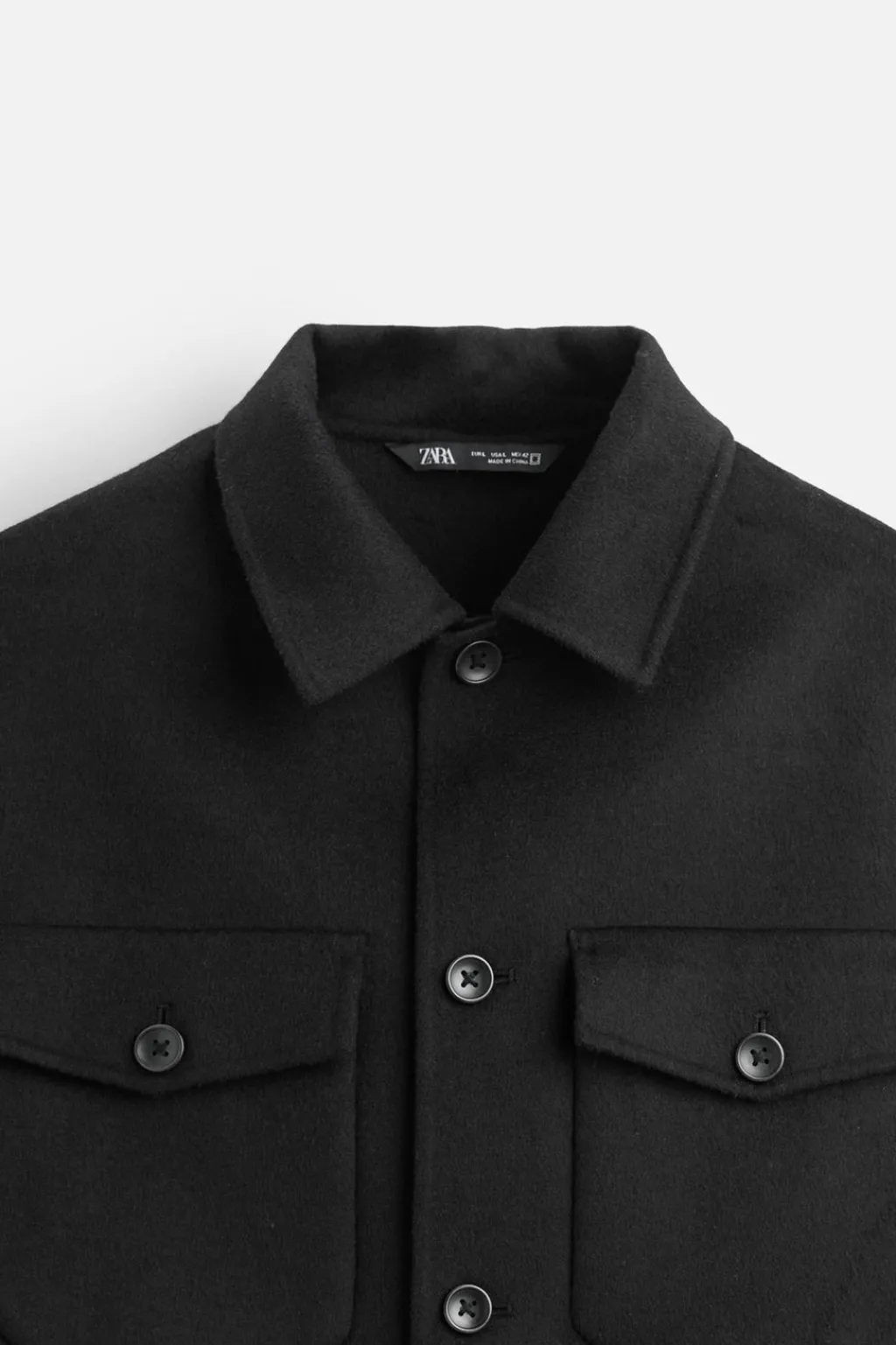 New SOBRECAMISA CON LANA Hombre Sobrecamisas