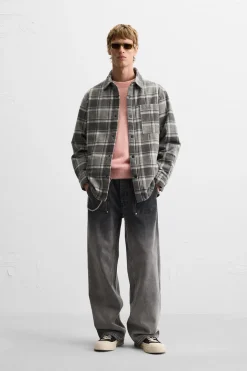 Outlet SOBRECAMISA CUADROS ACOLCAHDA Hombre Sobrecamisas
