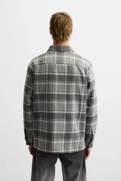 Outlet SOBRECAMISA CUADROS ACOLCAHDA Hombre Sobrecamisas