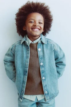 Niños ZARA 1½ - 6 Años·Camisas / Sobrecamisas<SOBRECAMISA DENIM